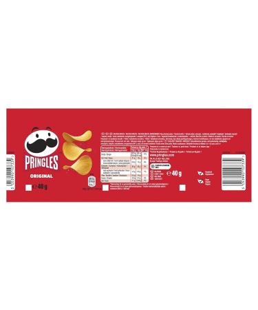 Pringles Original 12 x 40g - Irresistible Snack Classic Crisp Chips with Salt - Buy Online for International Shipping - Buy Online on GoSupps.com