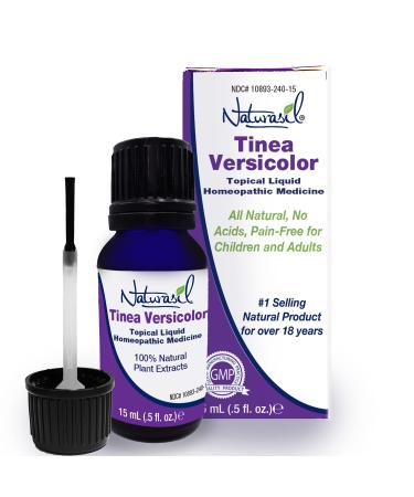Naturasil Tinea Versicolor Topical Treatment 15mL | Also Helps Eliminate Candida & Onychomycosis