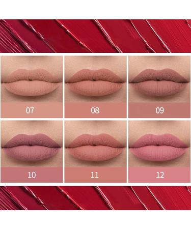 Bonnie Choice 6-Piece Nude Matte Liquid Lipstick Set B: Long-Lasting, Non-Stick, Waterproof Lip Gloss for Women - Buy Online on GoSupps.com