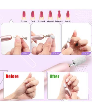 100Pcs 180Grit Nail Sanding Bands for Nail Drill - Fine White Professional Sanding Bands for Manicure & Pedicure | 3/32 Nail Sanding Bit & Sand Band Set - Buy Online on GoSupps.com