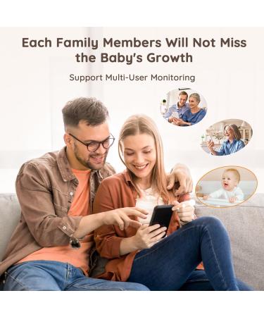 BOIFUN 1080P Wifi Video Baby Monitor Camera with App Control, Motion Detection, Night Vision - Smart Baby Monitor for Android/iOS Smartphone - Buy Online on GoSupps.com