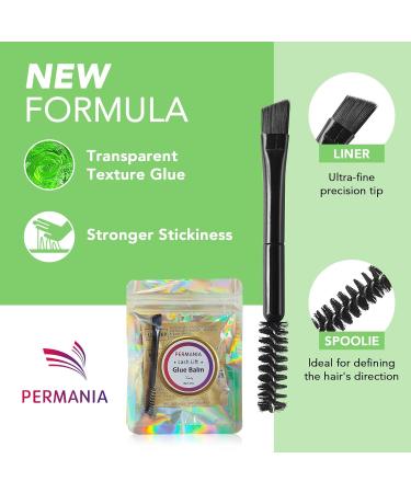 PERMANIA Green Apple Lash Glue Balm 10g - Fast Drying & Waterproof - Buy Online on GoSupps.com