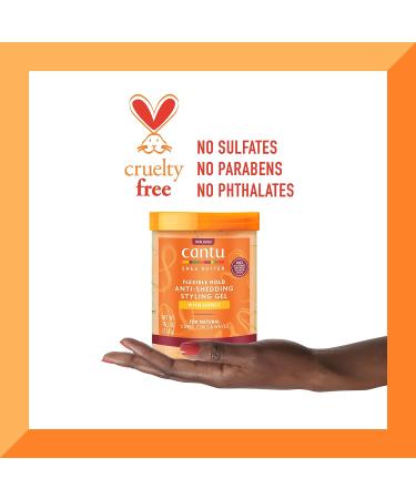 Cantu Anti-Shedding Styling Gel with Honey 524g - Strengthen and Style Your Hair - Buy Online on GoSupps.com