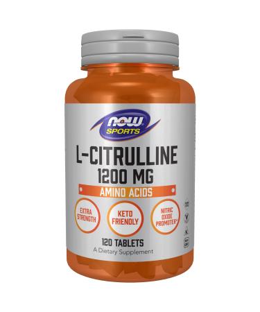 Now Foods L-Citrulline 1200 mg 120 Tablets - Buy Online on GoSupps.com