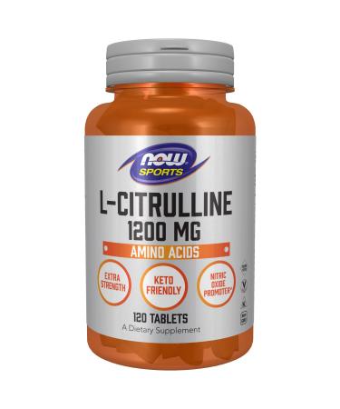 Now Foods L-Citrulline 1200 mg 120 Tablets