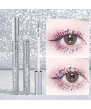  Generisch Glitter mascara for eyelashes Sparkly Lengthening Mascara Smudge-proof Volumizing Mascara Waterproof Makeup Eyelash Cosmetic to Lift Curl and Multiply - Buy Online on GoSupps.com