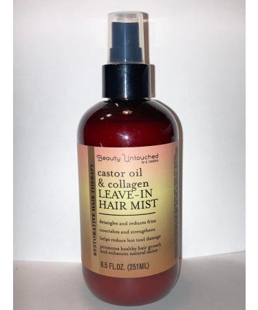 S&J Creations Beauty Untouched Castor Oil & Collagen Leave In Hair Mist