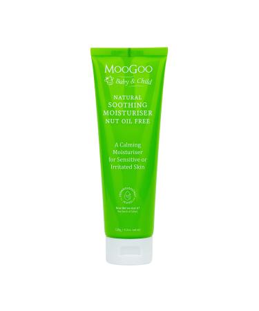 MooGoo Soothing Moisturizer Nut Oil Free - A gentle nourishing moisturizing cream for delicate & sensitive baby skin - cruelty-free paraffin-free dairy-free natural moisturizer for face & body