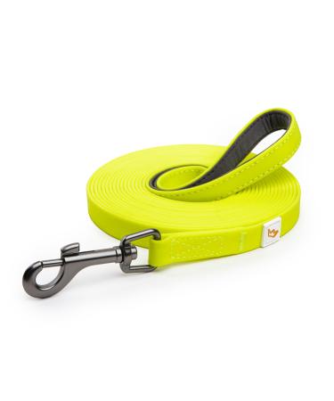 Rudelk nig tow lines for dogs - 5m / 10m - robust & weatherproof dog leash for successful dog training - with grip padding 5m neon yellow - Buy Online on GoSupps.com