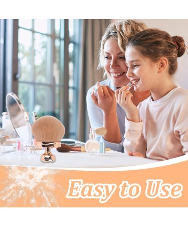 Self Tanner Brush - 2.8" Large Body Sunscreen Applicator | Soft Blush Makeup Brush for Legs Arms Face & Body (Rose Gold - Buy Online on GoSupps.com