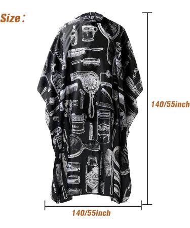 Professional Hair Cutting Cape - Adjustable Salon Barber Cape for Adults & Kids | Perfect Father's Day & Holiday Gift - Buy Online on GoSupps.com