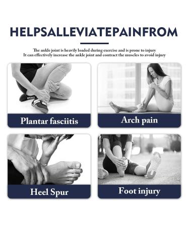 2 Pairs Comprex Ankle Sleeves - Neuropathy Pain Relief Socks for Women | Plantar Fasciitis & Achilles Tendonitis Support (XL Black - Buy Online on GoSupps.com