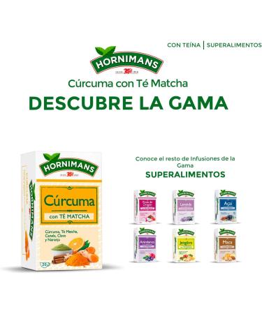  Hornimans Hornimans Turmeric Infusion with Matcha Tea 20 Bags - Buy Online on GoSupps.com