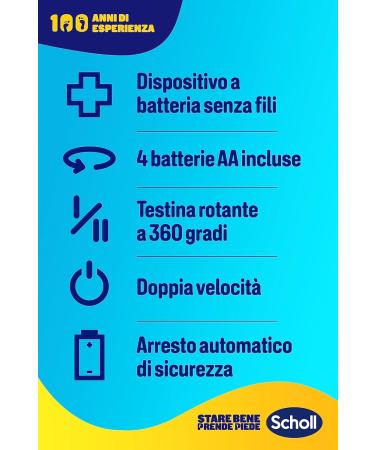 Scholl Velvet 2-in-1 Electronic Pedicure System - Smooth & Soften Feet Remove Calluses & Cracked Heels | International Shipping - Buy Online on GoSupps.com