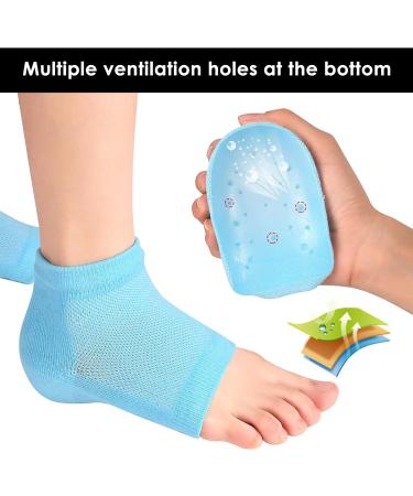 Height Increase Wedge Insole Socks | Invisible Silicone Heel Pad for Plantar Fasciitis Relief | Black 3.5CM/1.4 Inch - Buy Online on GoSupps.com