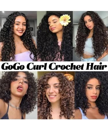 GoGo Curl Crochet Hair 10 Inch 8 Packs Water Wave Short Beach Curl Synthetic Deep Twist Extensions T30 - Buy Online on GoSupps.com