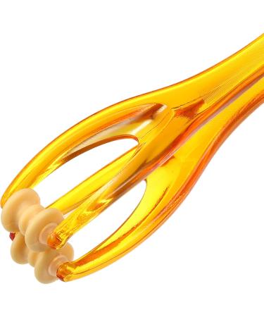 VOCOSTE Hand Finger Massager - Double Trigger Point Relief | ABS Orange - International Shipping Available - Buy Online on GoSupps.com