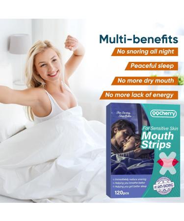 120 Pcs Anti-Snoring Mouth Tape for Better Sleep & Instant Relief - Buy Online on GoSupps.com