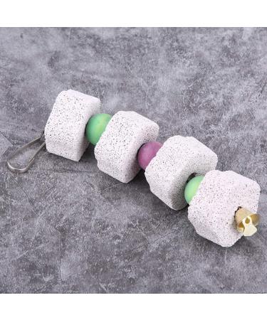Tnfeeon Grinding Beak Calcium Stone for Parrots & Small Pets - Durable Teeth Grindstone with Hanging Cord (2 Pack) - Buy Online on GoSupps.com