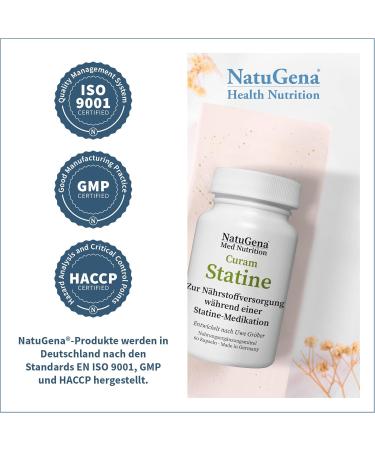 Nautgena Curamstatine - Bioactive Vitamins & Patented K2 for Statine Support | 60 Capsules (30-Day Pack) - International Shipping - Buy Online on GoSupps.com