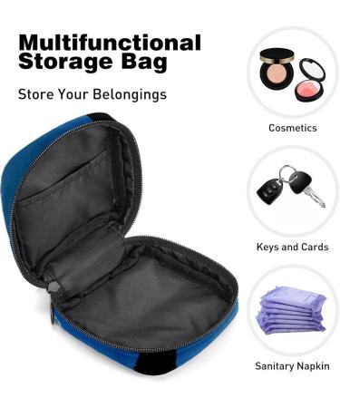 Women's Portable Period Kit - Wolf Silhouette Stillpad Holder with Storage Pockets | Feminine Product Bag for Girls - Buy Online on GoSupps.com