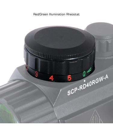 UTG 3.8 ITA Red/Green CQB Dot Sight with Integral Mount - Black - Buy Online on GoSupps.com