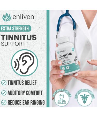 Doctor Recommended Prescription Strength Tinnitus Relief Extra Strength Formula for Ringing Ears | Compare to Tinnitus 911 & Lipo Flavonoid - Buy Online on GoSupps.com