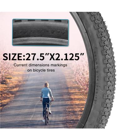 Mountain Bike Tire Replacement | 27.5 x 2.125 Inch Folding Bead | MTB Bike Tire 24/26/27.5 x 1.95 Options Available - Buy Online on GoSupps.com