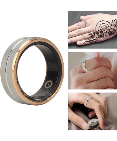 Dadea Smart Ring Waterproof Ceramic & Stainless Steel Fitness Ring for Sleep Tracking | Comfortable Durable and Stylish Health Ring - Buy Online on GoSupps.com