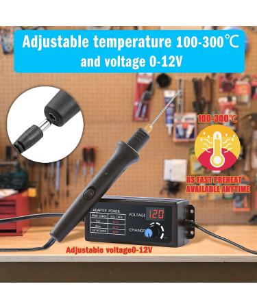 Aolloa 4 in 1 Hot Foam Cutter Set with Digital Voltage Controller | Electric Cutting Machine Pen Kit for Polyethylene Styrofoam Carving - Buy Online on GoSupps.com