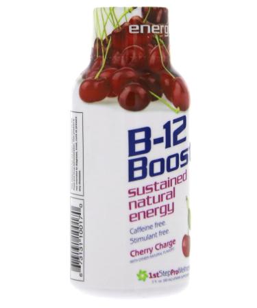 1st Step for Energy B-12 Boost Cherry Charge 12 (2 fl oz) bottles - Buy Online on GoSupps.com