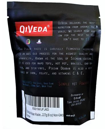QiVeda Pixian Douban | Premium Sichuan Doubanjiang Chili Bean Paste - 8oz - Buy Online on GoSupps.com