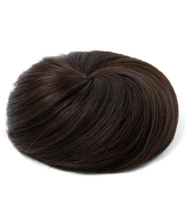SARLA Dark Brown Synthetic Hair Buns Extension - Drawstring Updo Chignon for Women & Girls - Buy Online on GoSupps.com