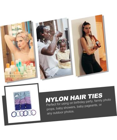 minkissy 4 Boxes Kids Hair Accessories for Girls Elastic Hairband Hair Jewels for Women Curly Hair Scrunchies Seamless Ponytail Holders Hair Ties Nylon Rubber Band Miss No Trace - Buy Online on GoSupps.com