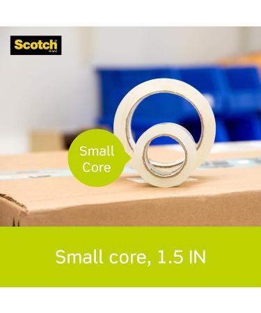 Scotch Sure Start Shipping Packaging Tape  1.88"x 22.2 yd  Designed for Packing  Shipping and Mailing  Quiet Unwind  No Splitting or Tearing  1.5" Core  Clear  6 Dispensered Rolls (145-6) - Buy Online on GoSupps.com
