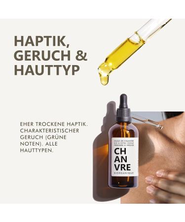 Organic Hemp Oil 100% Pure & Cold Pressed - 100ml | Natural Hair Body & Skin Care | Anti-Aging Face Oil - Buy Now! - Buy Online on GoSupps.com