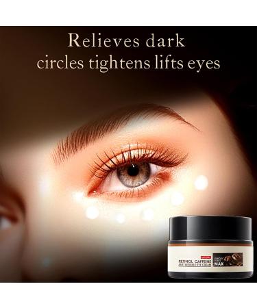 Retinol Eye Cream - Eye Cream for Dark Circles and Puffy Eyes - Caffine Eye Cream - Eye Cream Anti Aging Smooth Tender Reduce Wrinkle Fine Line - Under Eye Cream Moisture Hydrate Plump Elasticity Firm - Buy Online on GoSupps.com