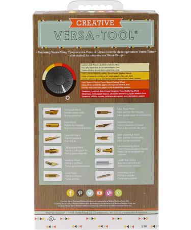 Walnut Hollow Creative Versa Tool with Variable Temperature Control for Woodburning  11 Points (Tips)  Original Version  Basic Pack - Buy Online on GoSupps.com