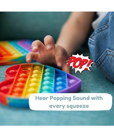 Lyft Livin Teether Push Pop Silicone Toy for Babies & Toddlers - Purple Square | Sensory Poppers for Autism & Motor Skill Development - Buy Online on GoSupps.com