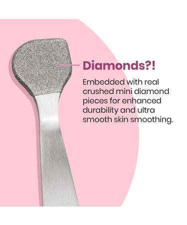 Lindo Beauty Buffer - Diamond Infused Microdermabrasion Tool with Silicone Lip Scrubber for Smooth Skin - Travel Pouch Included - Buy Online on GoSupps.com