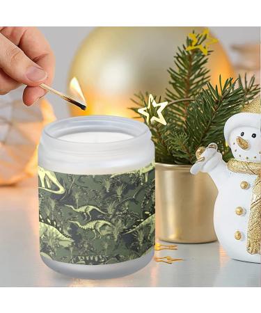 Buy Lavender Candles for Home | Aromatherapy Jar Candles Gift Set - Long Lasting 7 oz Scented Candles | Unique Dinosaur Design for Women s Birthday Gifts - Buy Online on GoSupps.com