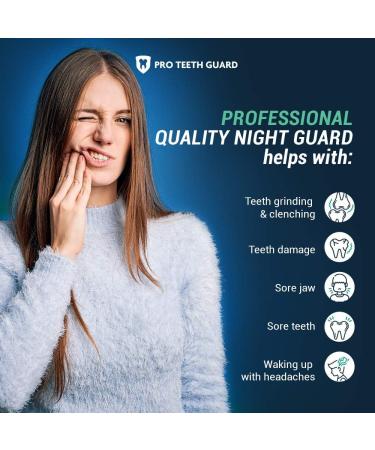 Custom Dental Night Guard for Teeth Grinding | Pro Teeth Guard | Adult-Female Size | 110% Money Back Guarantee - Buy Online on GoSupps.com