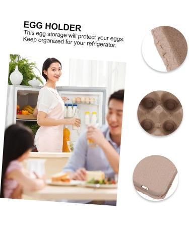 Mikikit 20pcs 10 Pulp Egg Tray Fold up Flats Folding Tray Paper Egg Tray Home Egg Tray Pearlescent Dispenser - Buy Online on GoSupps.com