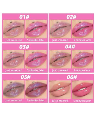 Buy MAEPEOR 7-Color Moisturizing Lip Gloss | Non-Sticky Nourishing Lip Oil | Perfect for Dry Lips - Color 04 - Buy Online on GoSupps.com