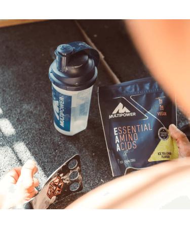 Multipower EAA Powder - Sugar-Free Essential Amino Acids Sports Drink with Vitamin C & B6 | Lemon Ice Tea Flavor | 250g | International Shipping - Buy Online on GoSupps.com