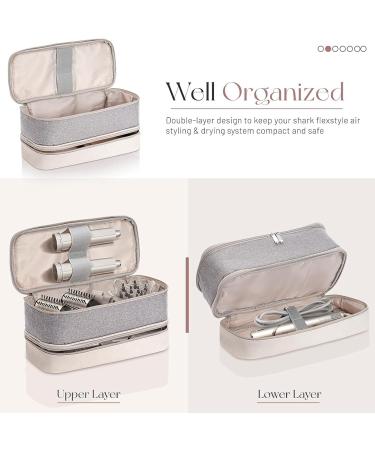 caits Blow Dryer Bag Hair Travel Bag Hair Dryer Case Double-Layer Hair Tool Bag Makeup Bag Bathroom Organizer Travel Case for Hair Dryer Brush Styler Hot Tools - Buy Online on GoSupps.com