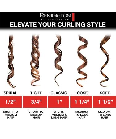 Remington Style Therapy 1 Curling Iron - Lasting Curls for Beautiful Hair | International Shipping Available - Buy Online on GoSupps.com