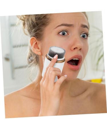 DOITOOL Electric Facial Brush Face Scrubber Electric Cleansing Brush Facial Cleaning Brush Face Brush Face Scrub Brush Face Cleaner Brush Face Washer Abs White Pores Detergent - Buy Online on GoSupps.com