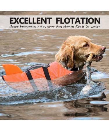Queenmore Dog Wowers - RipStop Lifeguard Dog Float for Kayaking & Swimming | Knuffelwuff Wallpasters - Medium Small Large in Orange - Buy Online on GoSupps.com