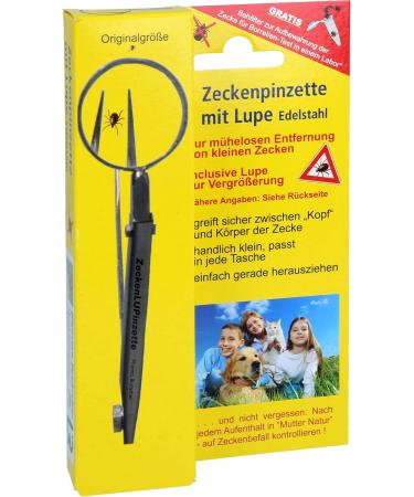 Buy Surge Steel Tick Tweezers with Magnifying Glass - Precision Tick Removal Tool for Safe Outdoor Adventures - Buy Online on GoSupps.com